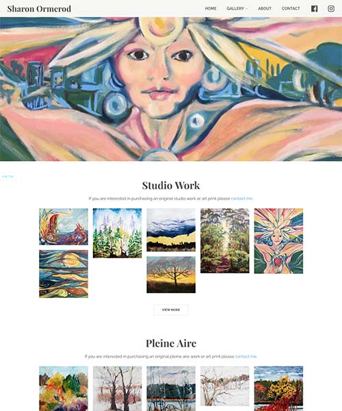 Sharon Ormerod, Painter